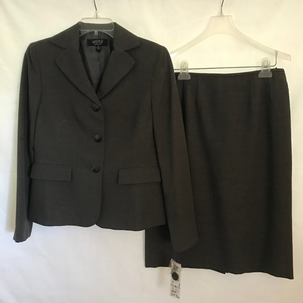 Gray suit